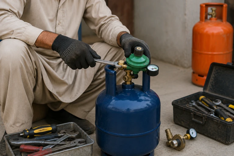 Cylinder and regulator repair